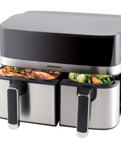 FRITEUZA DUBLA CU AER CALD HEINNER PRODUAL FUSION HAF-H9DB17BKS - imagine 2