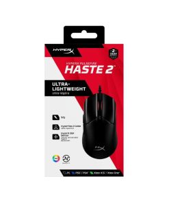 Mouse Gaming HyperX Pulsefire Haste 2, 26000 dpi, Negru - imagine 3