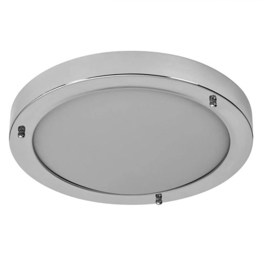 Plafoniera pentru baie OSRAM Classic Crom, E27, max. 15W LED,metal/sticla,