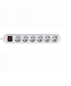 Prelungitor Bachmann SMART 6xCEE7/3 PC, cu intrerupator, lungime cablu 1.5m,