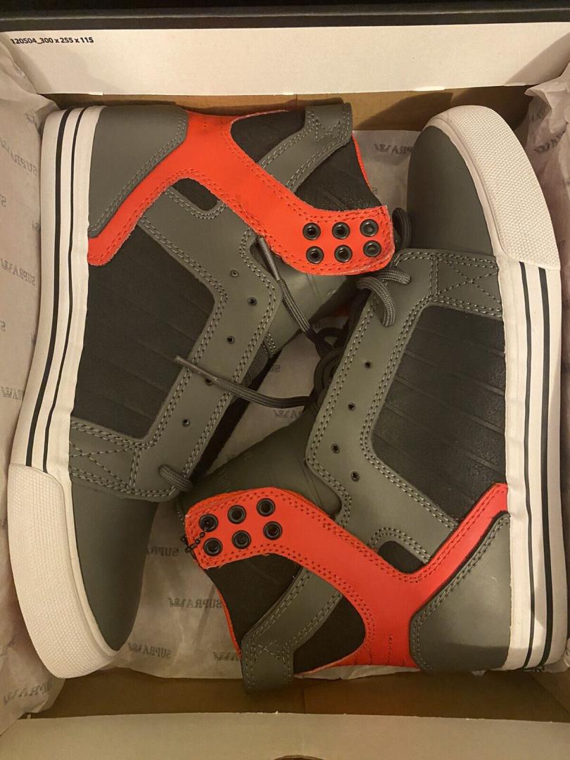 INCALTAMINTE SUPRA SKYTOP IV LIGHT GREY/WHITE/CHARCOAL, 44.5 - imagine 8