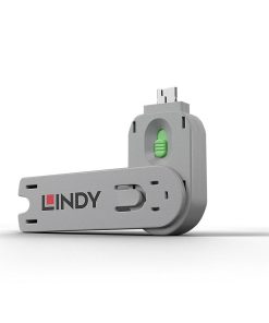 Lindy USB A Port Blocker (fara cheie) Green  Description