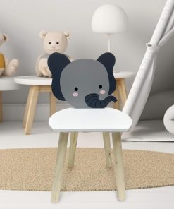 Scaun copii, MDF,design elefant, U-Grow - imagine 2
