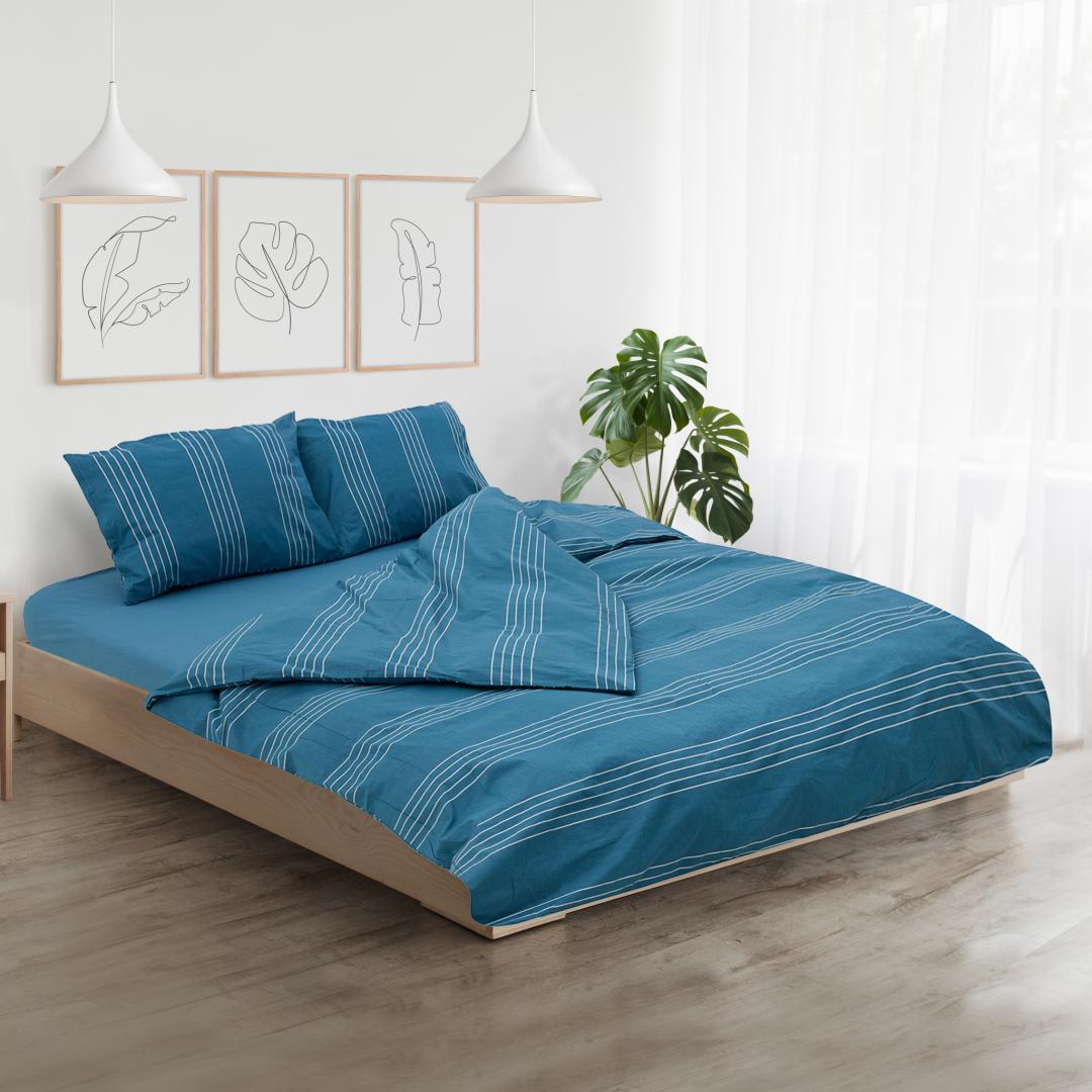 Set de pat,cearceaf cu elastic 180x200,Colin - imagine 7