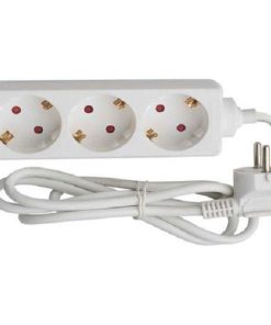 Prelungitor Bachmann SELLY 3xCEE7/3 PC, fara intrerupator, lungime cablu 1.5m,