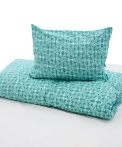 Set de pat single bumbac, 92 gsm, River - imagine 5