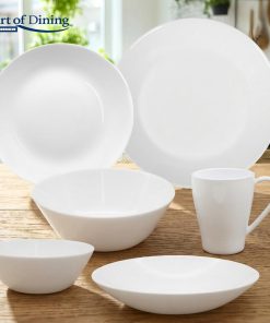 SET 6 BOLURI SALATA OPAL ALB 16 CM, AIDA, ART - imagine 4
