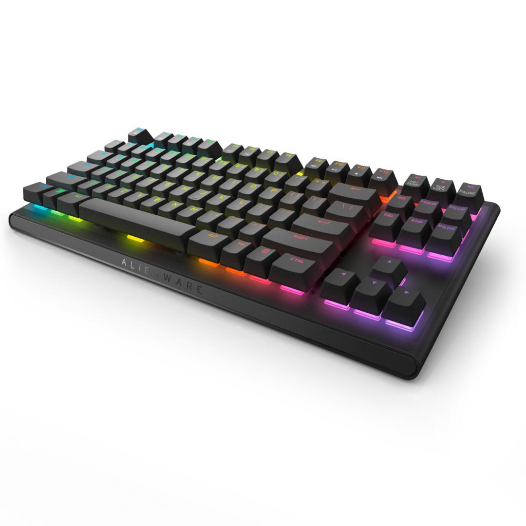 Tastatura Mecanica Gaming DELL AW420K, RGB, USB, negru - imagine 9