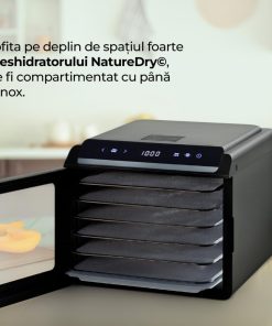 DESHIDRATOR FRUCTE SI LEGUME HEINNER NATUREDRY HFD-KD600BK - imagine 9