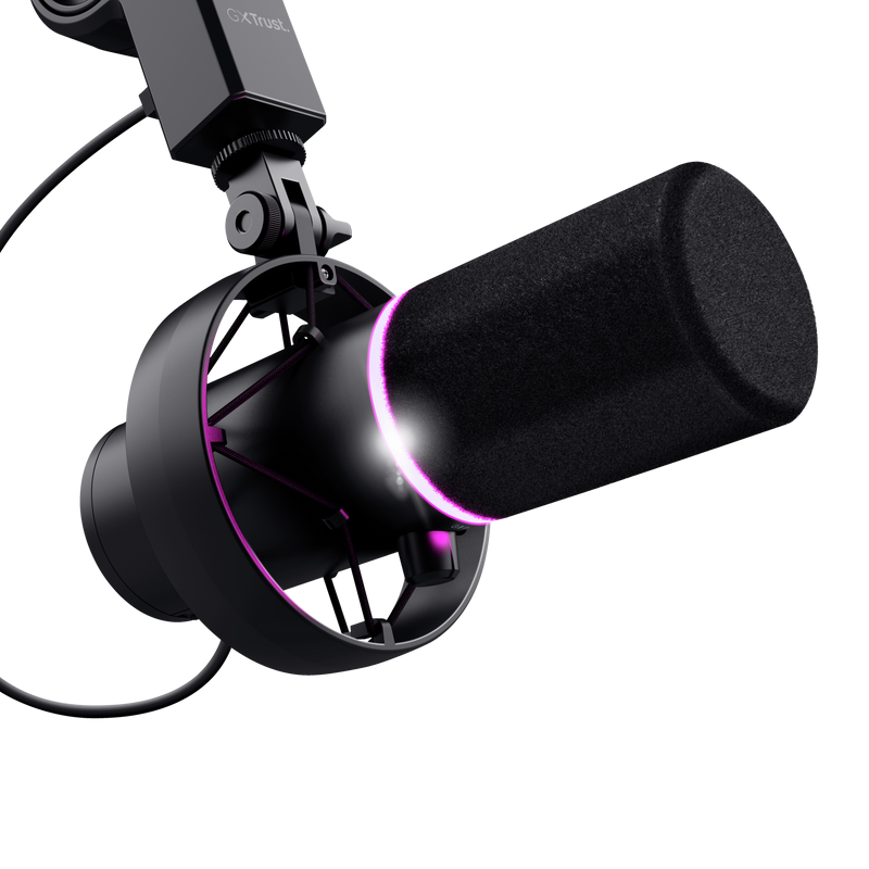 Microfon Trust GXT 255+ Onyx, tip Cardioid, USB, LED backlight - imagine 3