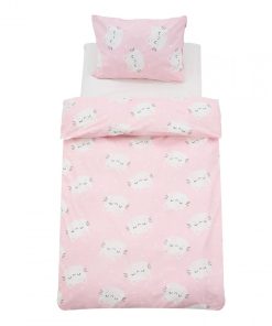Set de pat single bumbac, 92 gsm, Cat