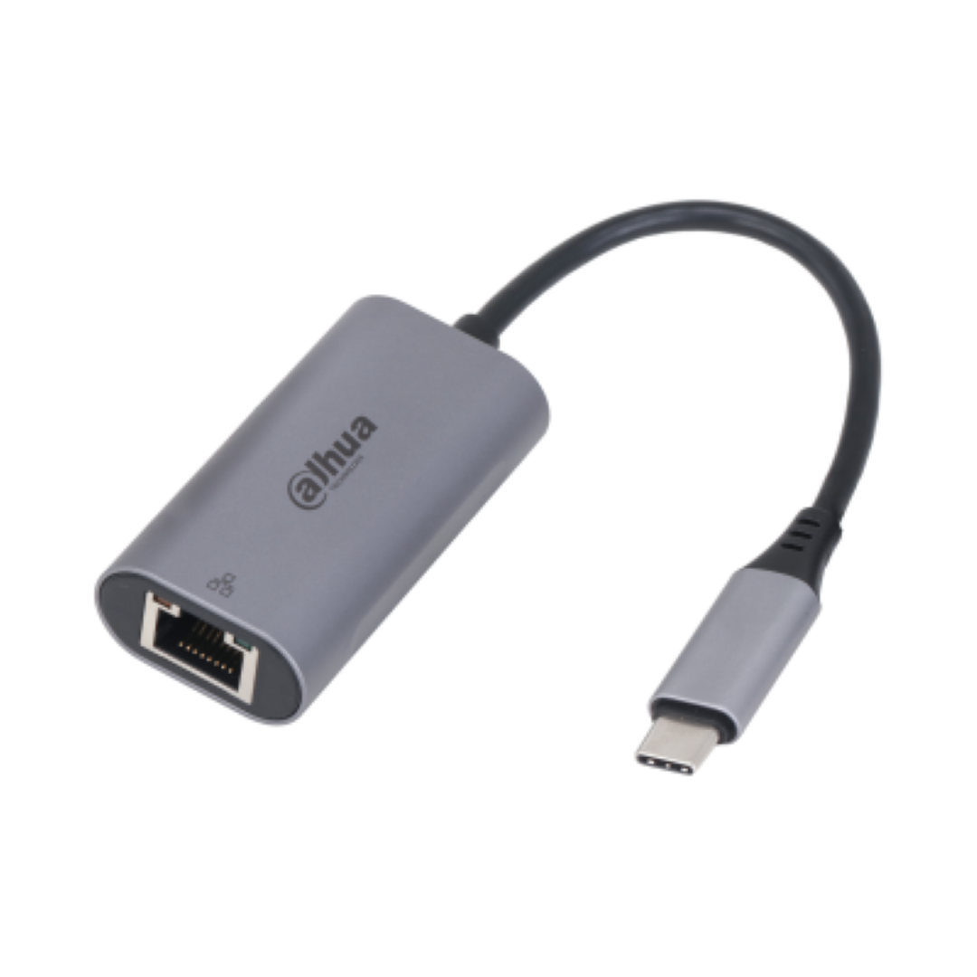 Hub USB DAHUA DH-TC31, USB-C, 1 porturi, RJ-45, Gri - imagine 3