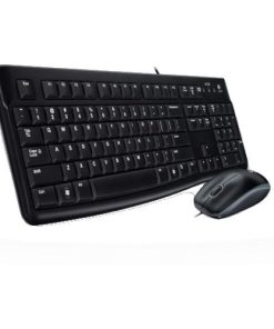 Kit Wired tastatura si mouse Logitech Desktop MK120, taste numerice,