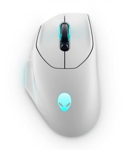 Mouse Gaming Wireless DELL AW620M, 26000 dpi, Lunar Light