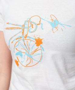TSHIRT CASUAL F BICICLETA COLOR WHITE-S - imagine 6