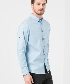 CAMASA CASUAL BARBATI LIGHT BLUE S - imagine 2