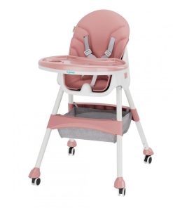 Scaun de masa 2 in 1, pliabil, roz, U-Grow