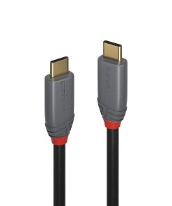 Cablu Lindy USB C la USB C Anthra Line, lungime