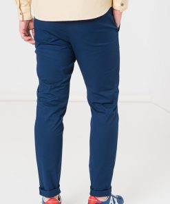 PANTALONI LUNG CASUAL BARBATI  NAVY XXL - imagine 2