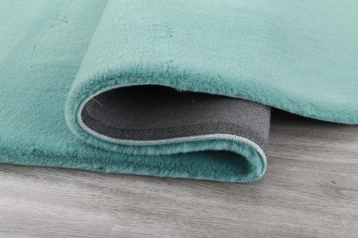 Covor Heinner Shaggy soft blanita Turcoaz 70x140 cm - imagine 5