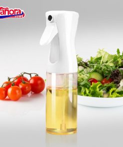 SET 2 STICLE CU PULVERIZATOR ULEI/OTET 200 ML, ALB SI - imagine 5