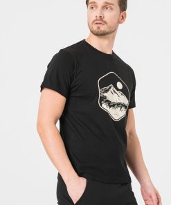 TRICOU CASUAL MOLDOVEANU BARBATI BLACK-M - imagine 2