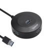 Hub USB SPACER SPHB-USB-4U-02, USB-A, 4 porturi, Negru