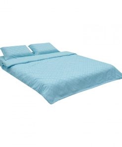 LENJERIE PAT KS CU BRODERIE TUFFATA BLUE - imagine 3