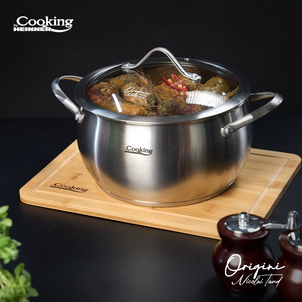SEMIOALA INOX+CAPAC 22x11.5L, 4.3L, NICOLAI TAND, ORIGINI, COOKING BY HEINNER - imagine 4