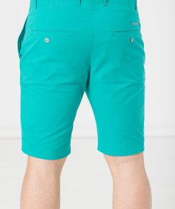PANTALONI SCURT CASUAL BARBATI GREEN XL - imagine 6