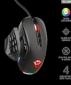 Mouse Gaming Trust GXT 970 Morfix, 10000 dpi, Negru - imagine 8