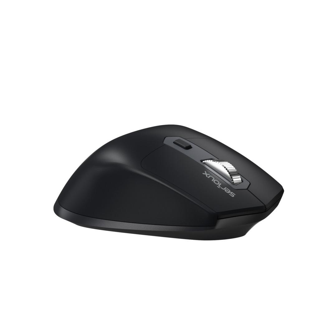 Mouse Serioux Apex 166 Wireless reincarcabil USB-C, Negru, senzor: Optic, - imagine 3