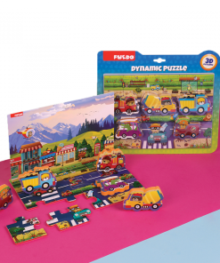 PUZZLE DIN SPUMA EVA, MASINI SI SEMNE DE CIRCULATIE, 17 - imagine 5