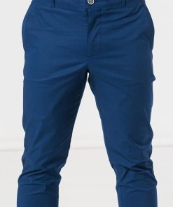 PANTALONI LUNG CASUAL BARBATI  NAVY XL - imagine 5