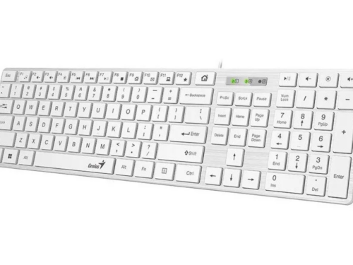 Tastatura Genius SlimStar 126, USB, Alb