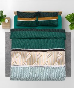 Lenjerie dubla 100% bumbac,4 piese, Deco - imagine 2