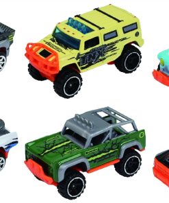 MACHETA DIE CAST, SET 6 CAMIONETE, SCARA 1/64, 7.5CM, DIVERSE - imagine 2