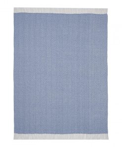 CUVERTURA PLED 160X200 CM ZIG BLUE - imagine 2