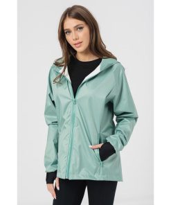 JACHETA WATERPROOF F GRANITE GREEN-XS