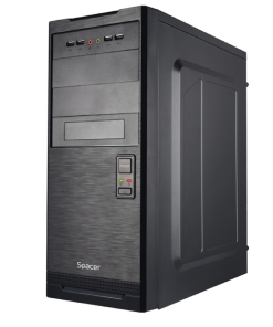 Carcasa SPACER SPCS-OC-STYLE, Mid Tower, Black - imagine 2