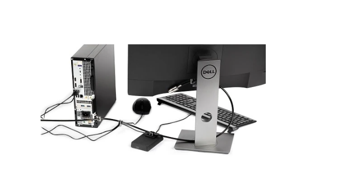 Dell Kensington Desktop & Peripheral Locking kit, Carbon steel, 2