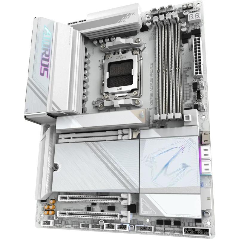 Placa de baza Gigabyte X870E AORUS PRO ICE, Socket AM5, - imagine 5