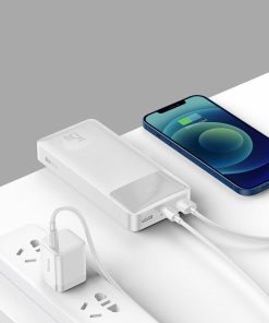 Baterie ext. Baseus Bipow, 20000mAh, alb - imagine 4