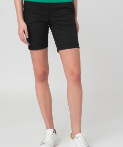 PANTALONI SCURT CASUAL FEMEI BLACK S - imagine 4