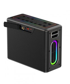 Boxa portabila Akai cu 2 micfrofoane wireless IPX6-80W - imagine 2