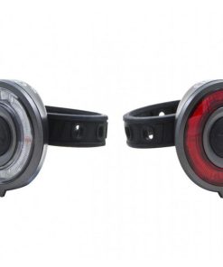 Set lumini far+stop, 2 LED-uri rosii, 2 LED-uri uri albe,