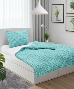 Set de pat single bumbac, 92 gsm, River - imagine 3