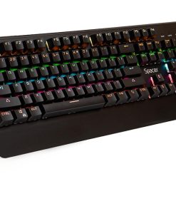Tastatura Mecanica Gaming SPACER SPKB-MK-01, RGB, USB, Negru