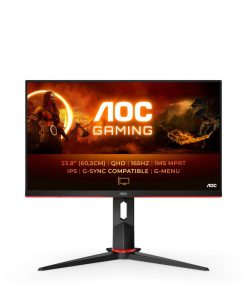 Monitor Consumer AOC Q24G2A/BK, 23.8", 2560 x 1440 pixeli, Black,