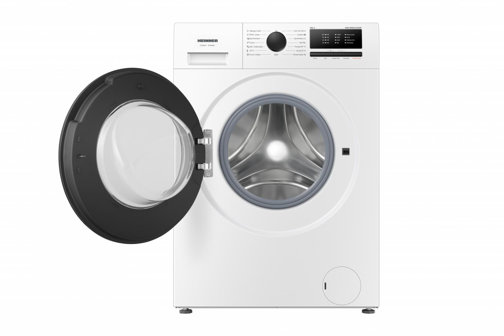 Masina de spalat rufe HEINNER HWM-HMN6010IVSMA, 6 kg, 1000 rpm, - imagine 3